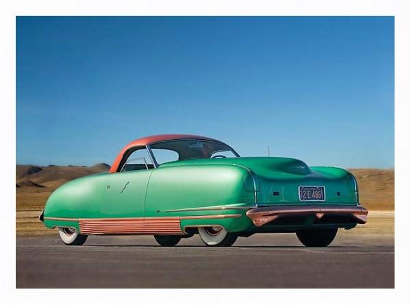Постер Chrysler Thunderbolt Concept Car '1940 с типом исполнения На холсте в раме в багетной раме 221-03