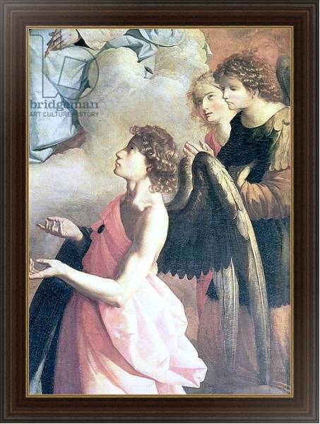 Постер Angels: Detail from The Apotheosis of St. Jerome, c.1638-39 с типом исполнения На холсте в раме в багетной раме 1.023.151