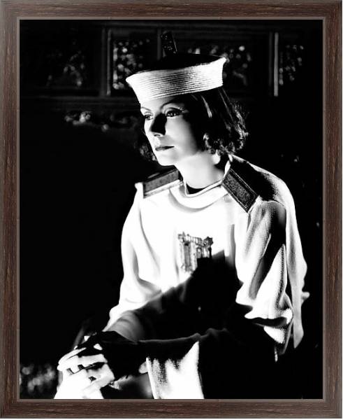 Постер Гарбо Грета 110 с типом исполнения На холсте в раме в багетной раме 221-02