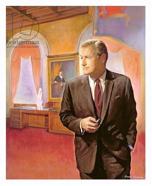 Постер Governor Nelson A. Rockefeller с типом исполнения На холсте в раме в багетной раме 221-03