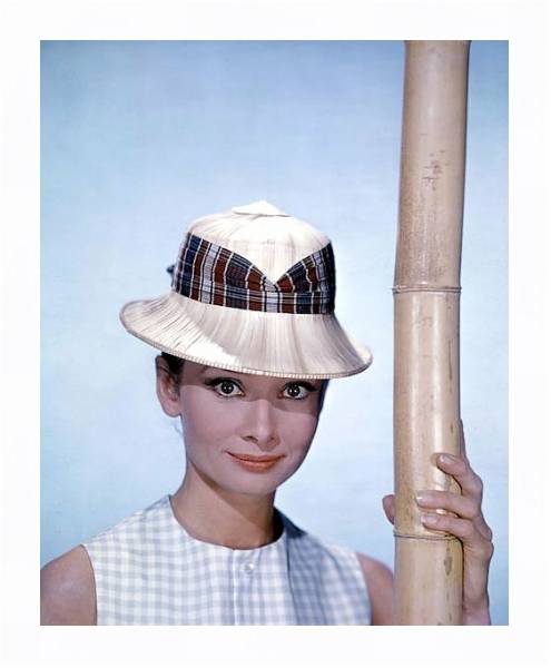 Постер Хепберн Одри 119 с типом исполнения На холсте в раме в багетной раме 221-03