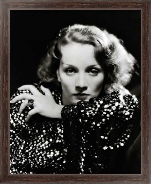 Постер Dietrich, Marlene (Shanghai Express) 6 с типом исполнения На холсте в раме в багетной раме 221-02