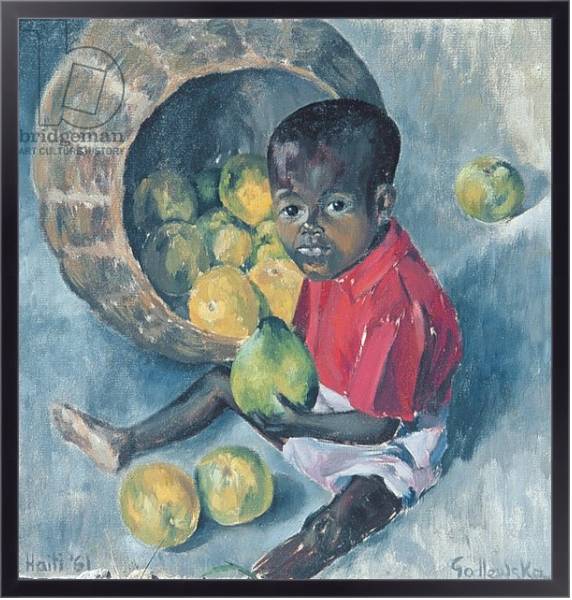 Постер Fito, Twin Son of Abel, Haiti, 1961 с типом исполнения На холсте в раме в багетной раме 221-01