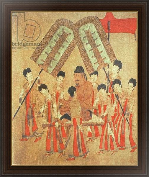 Постер Yongle Emperor, facsimile of original Chinese scroll с типом исполнения На холсте в раме в багетной раме 1.023.151