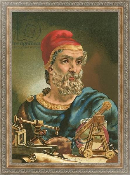 Постер Archimedes с типом исполнения На холсте в раме в багетной раме 484.M48.310