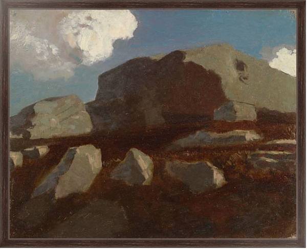 Постер Landscape at Daybreak с типом исполнения На холсте в раме в багетной раме 221-02