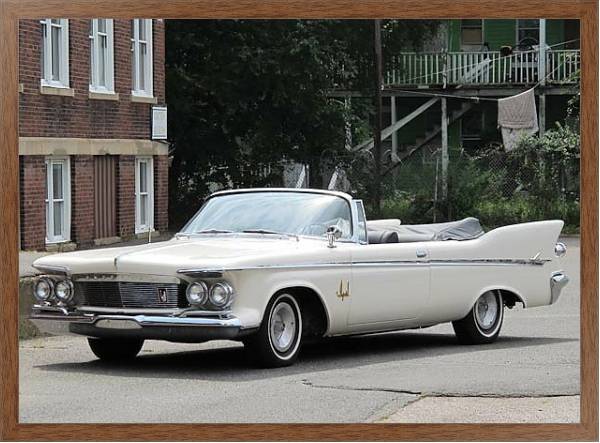Постер Chrysler Imperial Convertible '1961 с типом исполнения На холсте в раме в багетной раме 1727.4310