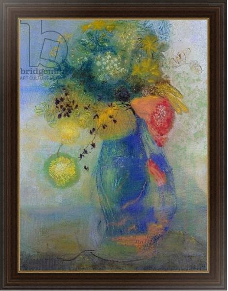 Постер Vase of flowers 3 1 с типом исполнения На холсте в раме в багетной раме 1.023.151