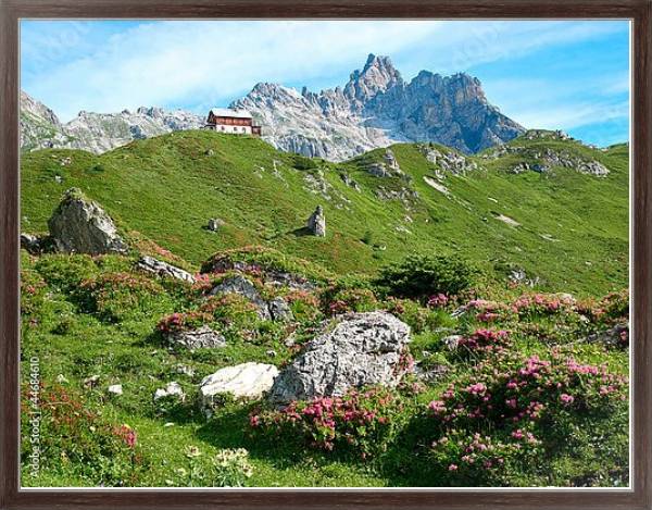 Постер Австрия. Природный парк  Riedingtal с типом исполнения На холсте в раме в багетной раме 221-02