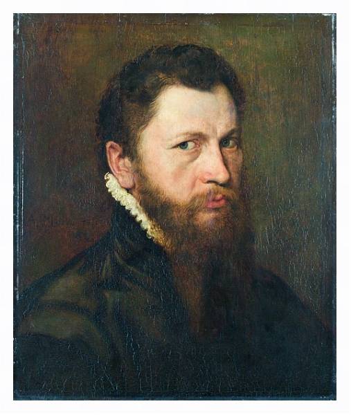 Постер Портрет мужчины 15 с типом исполнения На холсте в раме в багетной раме 221-03