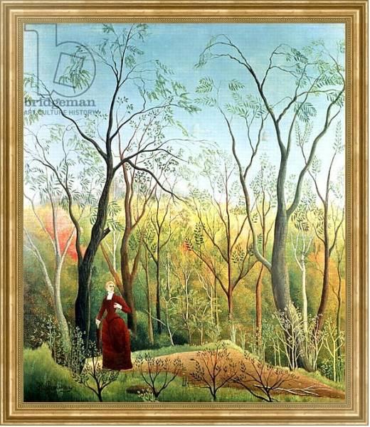 Постер The Walk in the Forest, 1886-90 с типом исполнения На холсте в раме в багетной раме NA033.1.051