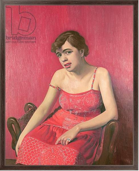 Постер Romanian Woman in a Red Dress, 1925 с типом исполнения На холсте в раме в багетной раме 221-02