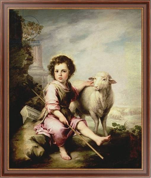 Постер The Good Shepherd, c.1650 с типом исполнения На холсте в раме в багетной раме 35-M719P-83