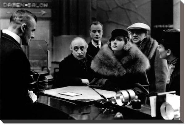 Постер Garbo, Greta (Grand Hotel) 3 с типом исполнения На холсте без рамы