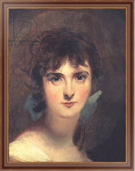 Постер Portrait of Sally Siddons с типом исполнения На холсте в раме в багетной раме 35-M719P-83