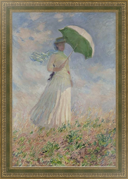 Постер Этюд на природе 2 с типом исполнения На холсте в раме в багетной раме 484.M48.640