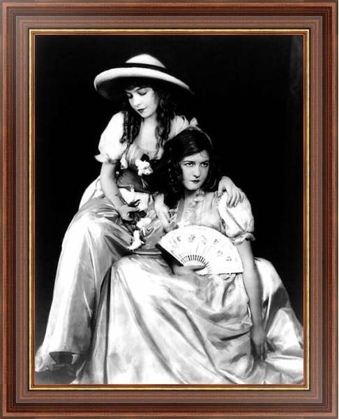 Постер Gish, Lillian (Orphans Of The Storm) 3 с типом исполнения На холсте в раме в багетной раме 35-M719P-83