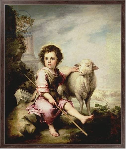 Постер The Good Shepherd, c.1650 с типом исполнения На холсте в раме в багетной раме 221-02