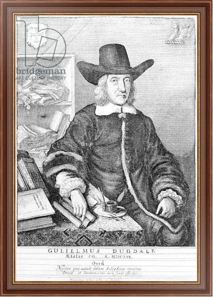 Постер William Dugdale, 1656 с типом исполнения На холсте в раме в багетной раме 35-M719P-83