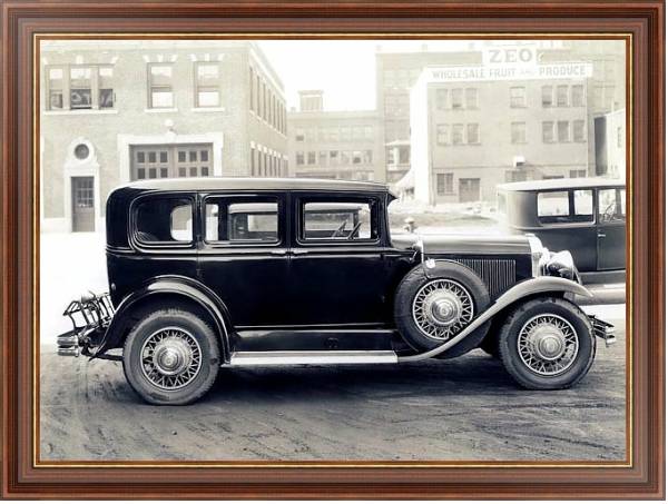 Постер Buick Model 47 4-door Sedan '1930 с типом исполнения На холсте в раме в багетной раме 35-M719P-83