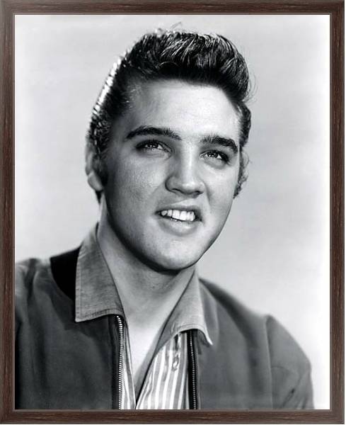 Постер Presley, Elvis 8 с типом исполнения На холсте в раме в багетной раме 221-02