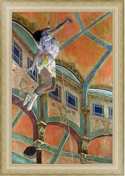 Постер В цирке с типом исполнения На холсте в раме в багетной раме 484.M48.725