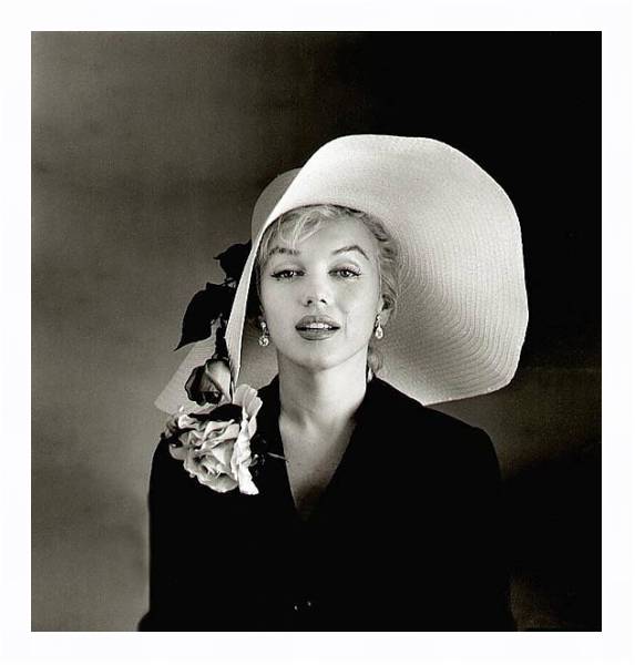 Постер Monroe, Marilyn 69 с типом исполнения На холсте в раме в багетной раме 221-03