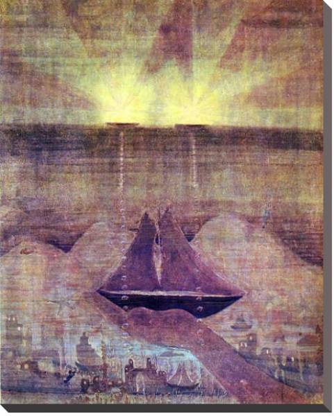 Постер Анданте (Соната моря) с типом исполнения На холсте без рамы