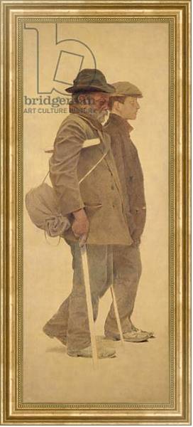 Постер The Mouthful of Bread, study for 'Charity', 1892-1908 с типом исполнения На холсте в раме в багетной раме NA033.1.051
