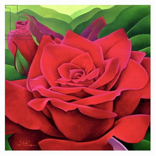 Постер The Rose, 2003 с типом исполнения На холсте в раме в багетной раме 221-03