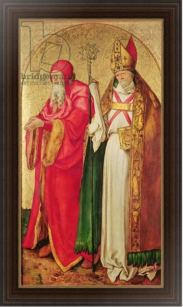 Постер Saint Simeon and Saint Lazarus, c.1503 с типом исполнения На холсте в раме в багетной раме 1.023.151