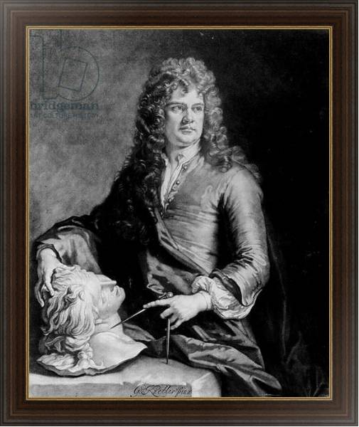 Постер Grinling Gibbons, engraved by J. Smith с типом исполнения На холсте в раме в багетной раме 1.023.151
