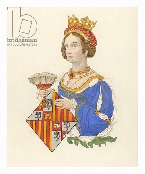 Постер Queen Johanna of Castile с типом исполнения На холсте в раме в багетной раме 221-03