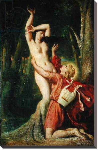 Постер Apollo and Daphne, c.1845 с типом исполнения На холсте без рамы