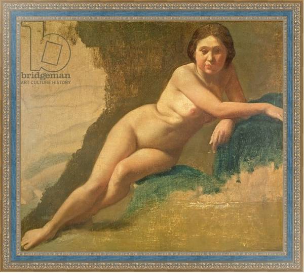 Постер Nude Study, c.1858-60 с типом исполнения На холсте в раме в багетной раме 484.M48.685