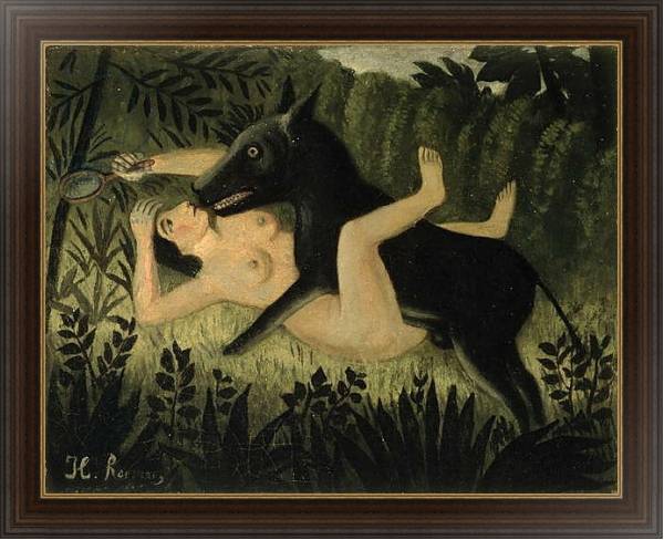 Постер Beauty and the Beast, c.1908 с типом исполнения На холсте в раме в багетной раме 1.023.151