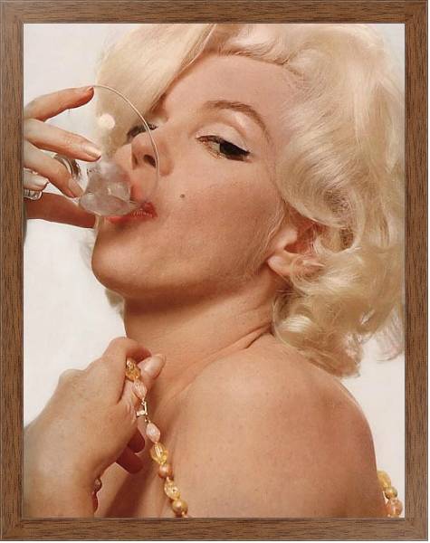 Постер Monroe, Marilyn 66 с типом исполнения На холсте в раме в багетной раме 1727.4310