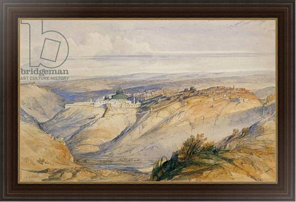 Постер Jerusalem, 1845 с типом исполнения На холсте в раме в багетной раме 1.023.151