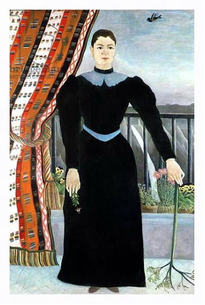 Постер Portrait of a Woman, 1895 с типом исполнения На холсте в раме в багетной раме 221-03