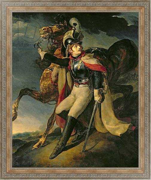 Постер The Wounded Cuirassier, 1814 с типом исполнения На холсте в раме в багетной раме 484.M48.310