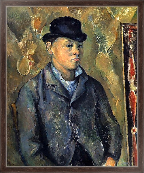 Постер Портрет сына с типом исполнения На холсте в раме в багетной раме 221-02