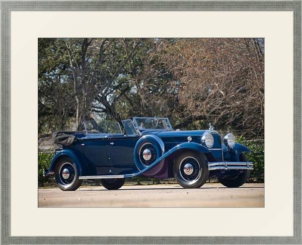 Постер Packard Deluxe Eight Sport Phaeton '1931 с типом исполнения Под стеклом в багетной раме 1727.2510