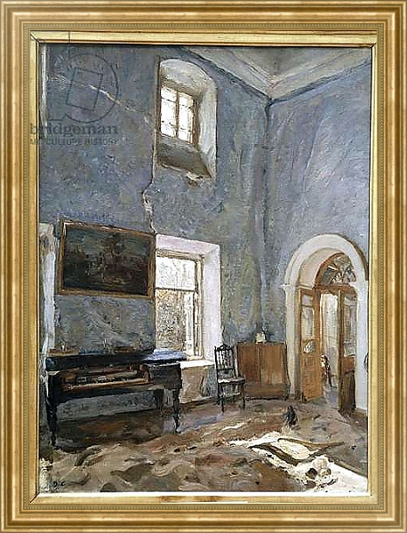 Постер The Hall in the Old House, The Obinskys' Estate, Belkino с типом исполнения На холсте в раме в багетной раме NA033.1.051