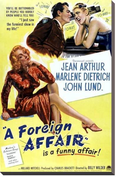Постер Poster - A Foreign Affair с типом исполнения На холсте без рамы