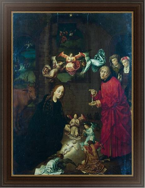 Постер Рождение Христа с типом исполнения На холсте в раме в багетной раме 1.023.151