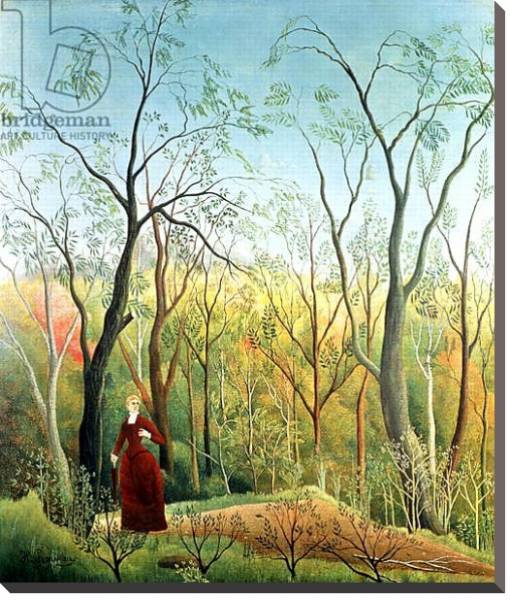 Постер The Walk in the Forest, 1886-90 с типом исполнения На холсте без рамы
