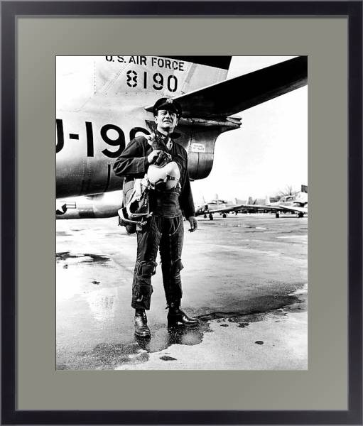 Постер Wayne, John (Jet Pilot) с типом исполнения Под стеклом в багетной раме 221-01