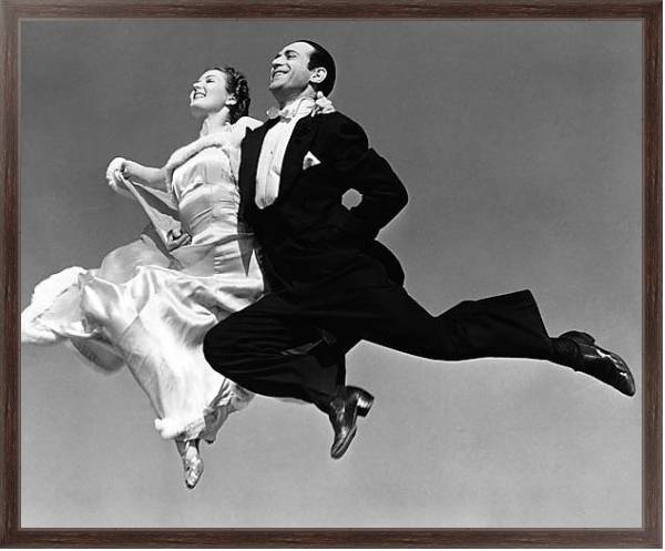 Постер Танцующая пара 2 с типом исполнения На холсте в раме в багетной раме 221-02