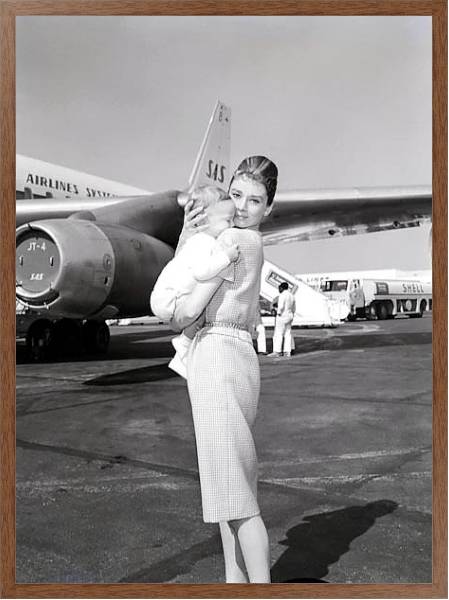 Постер Hepburn, Audrey 65 с типом исполнения На холсте в раме в багетной раме 1727.4310