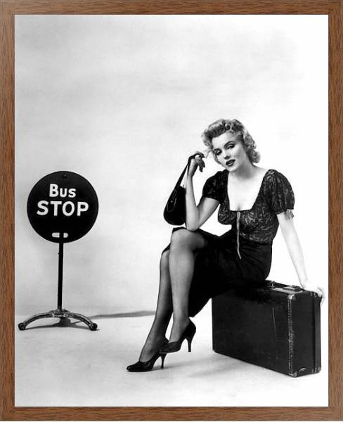 Постер Monroe, Marilyn (Bus Stop) с типом исполнения На холсте в раме в багетной раме 1727.4310
